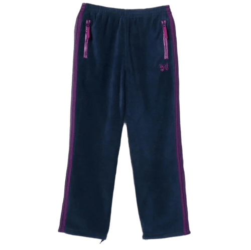 Needles x Beams Fleece Track Pants - Navy Purple