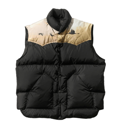 Needles x Rocky Mountain Featherbed - Vest - Black - Needles Official Store | Track Pants Jackets and Collections