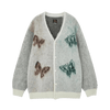 Needles x Studious Mohair Papillon Cardigan - Natural Ivory