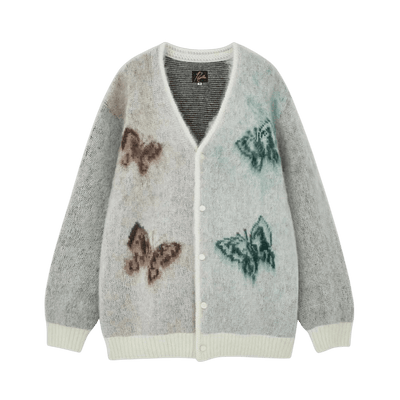 Needles x Studious Mohair Papillon Cardigan - Natural Ivory - Needles Official Store | Track Pants Jackets and Collections