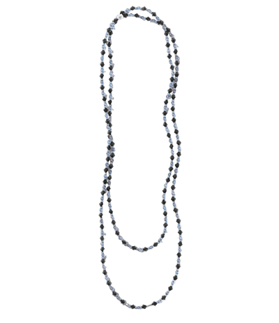 Needles x Tie A Knot - Crystal Beads Long Necklace - Black x Purple - Needles Official Store | Track Pants Jackets and Collections