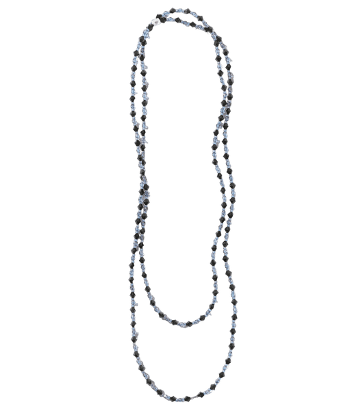 Needles x Tie A Knot - Crystal Beads Long Necklace - Black x Purple - Needles Official Store | Track Pants Jackets and Collections