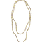 Needles x Tie A Knot - Crystal Beads Long Necklace - Yellow x Purple