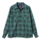 One-Up Shirt - Blue - Wool Shadow Plaid