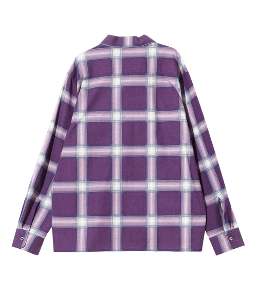 One-Up Shirt - Purple - Printed Flannel / Plaid