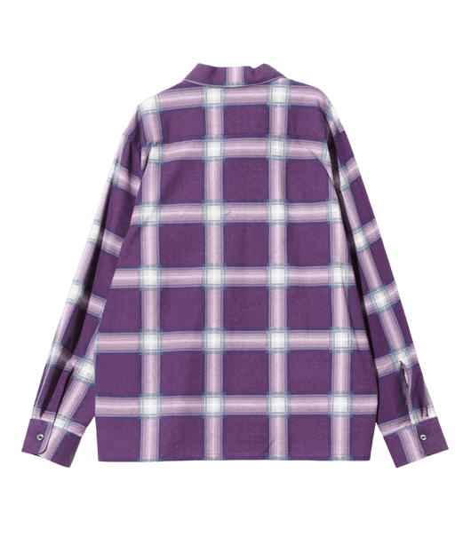 One-Up Shirt - Purple - Printed Flannel / Plaid - Needles Official Store | Track Pants Jackets and Collections