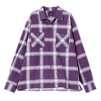 One-Up Shirt - Purple - Printed Flannel / Plaid