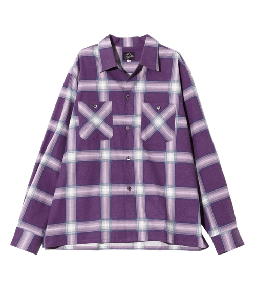 One-Up Shirt - Purple - Printed Flannel / Plaid