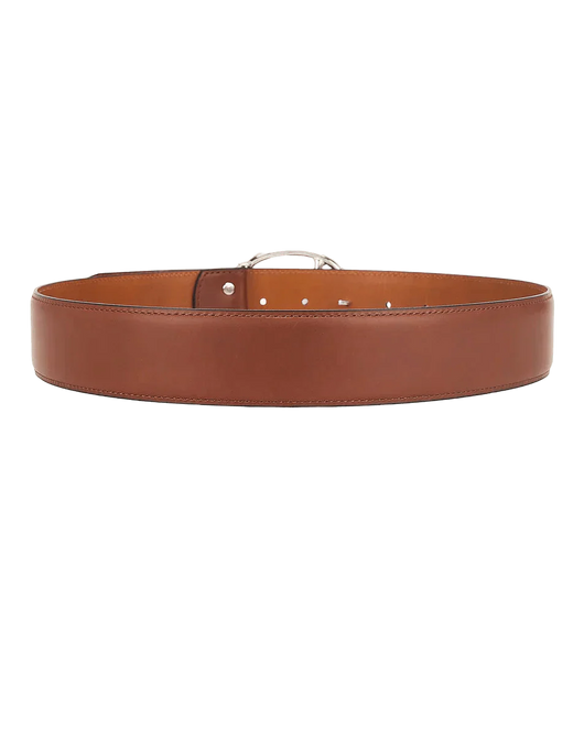 Peace Buckle Belt - Brown - Steer Lthr - Needles Official Store | Track Pants Jackets and Collections