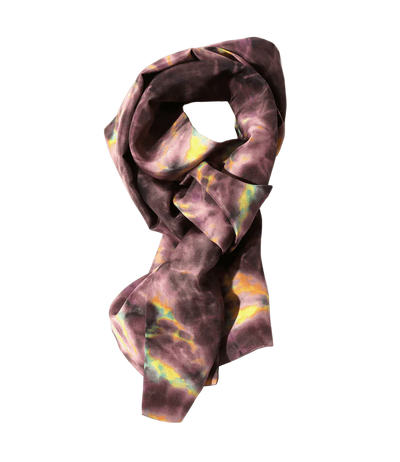 Scarf - Purple - Printed Silk Crepe - Needles Official Store | Track Pants Jackets and Collections
