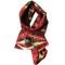 Scarf - Red - Printed Silk Crepe