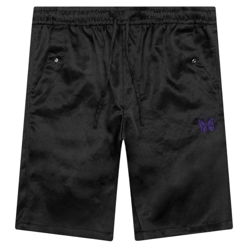 String Cowboy Short Poly Slub Sateen - Black