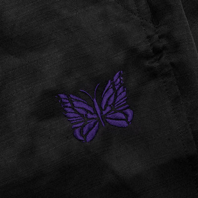 String Cowboy Short Poly Slub Sateen - Black - Needles Official Store | Track Pants Jackets and Collections