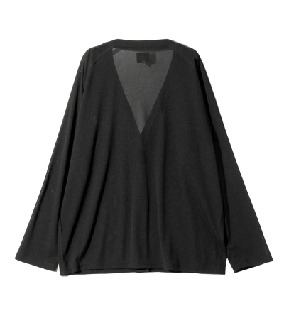 V Neck Cardigan - Black - Poly Mesh - Needles Official Store | Track Pants Jackets and Collections